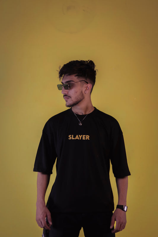 Slayer Unisex Black Over Size T Shirt
