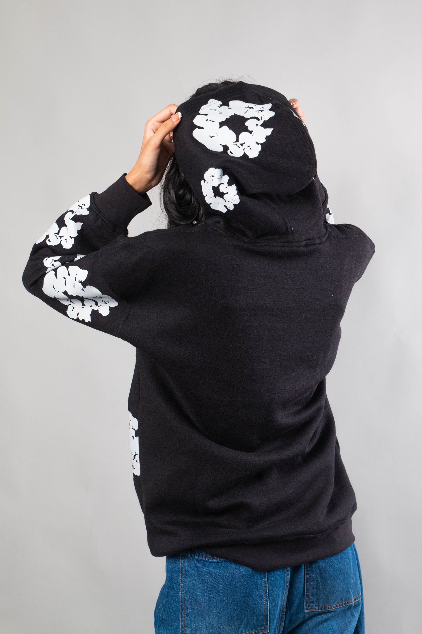 Floral Printed  Oversized Hoodie