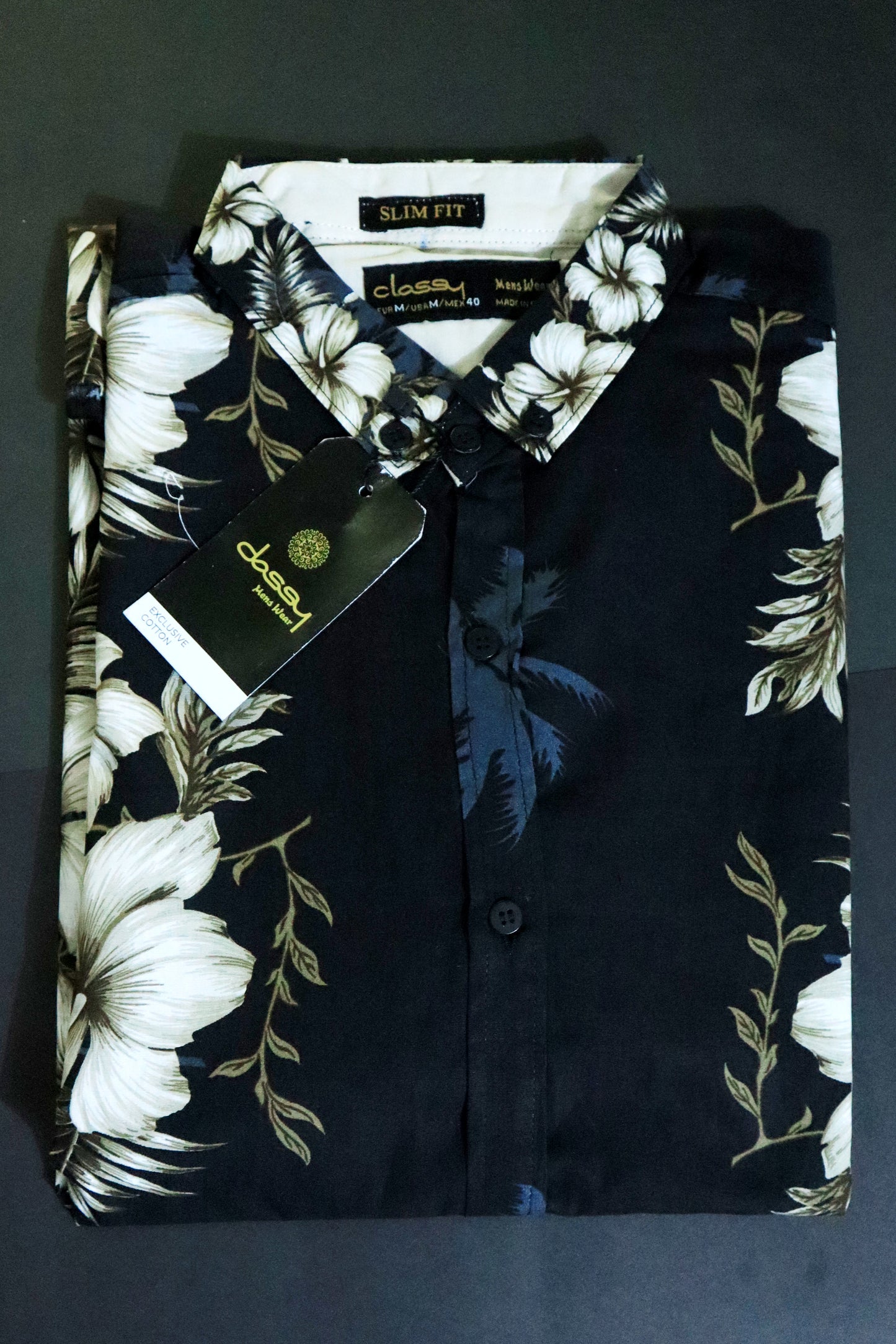 Men's Black Printed Shirt