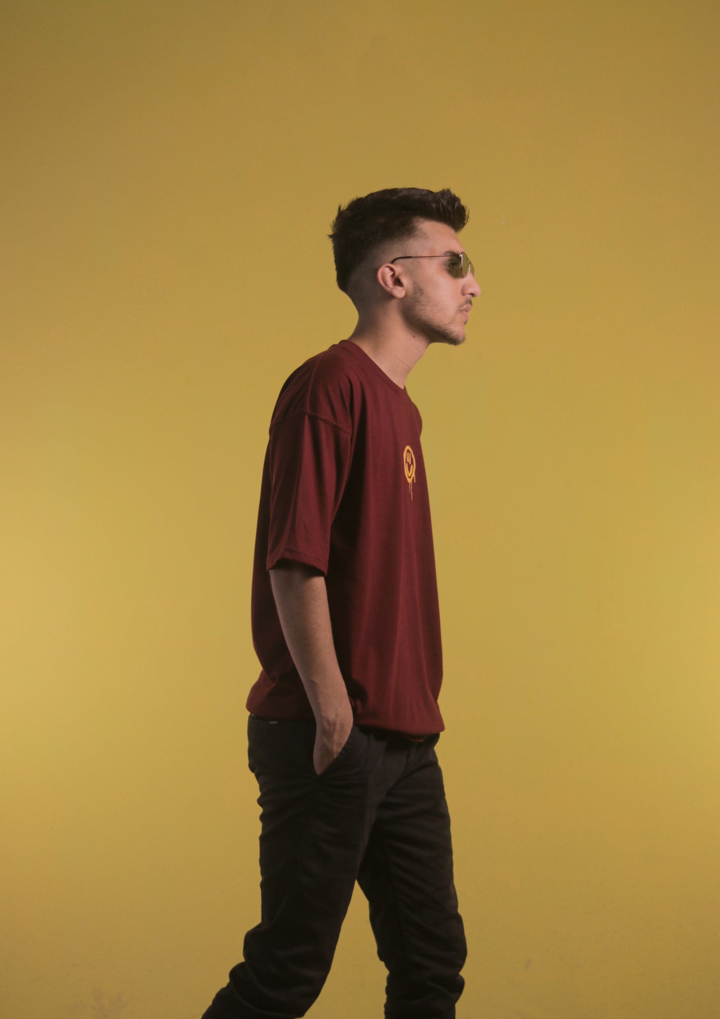 Maroon Unisex  OverSize T Shirt