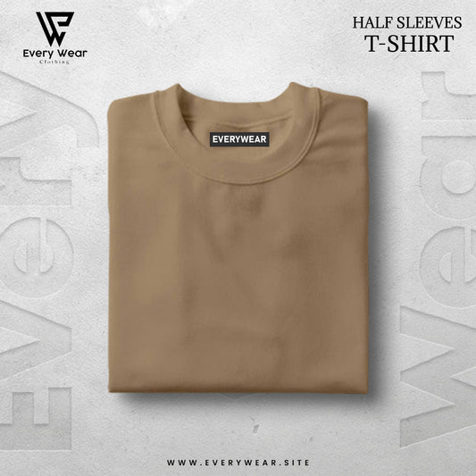 MEN'S  Premium Basic Coffee Brown T shirt